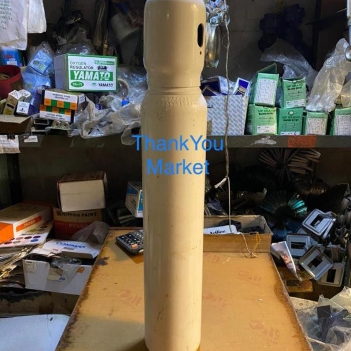 Murah Tabung Nitrogen 0,5M3 + Isi, Tabung Baru