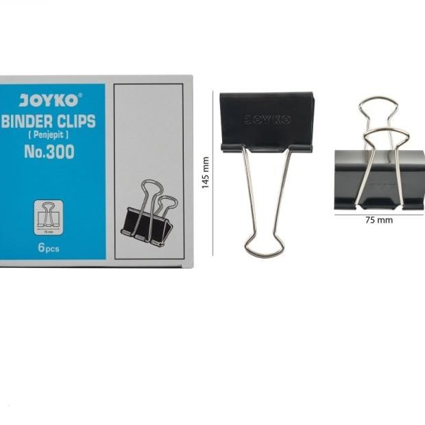 

Binder Clip 300 Joyo 75Mm Bear Lip Jepit Erta Bear No.300 Terhh
