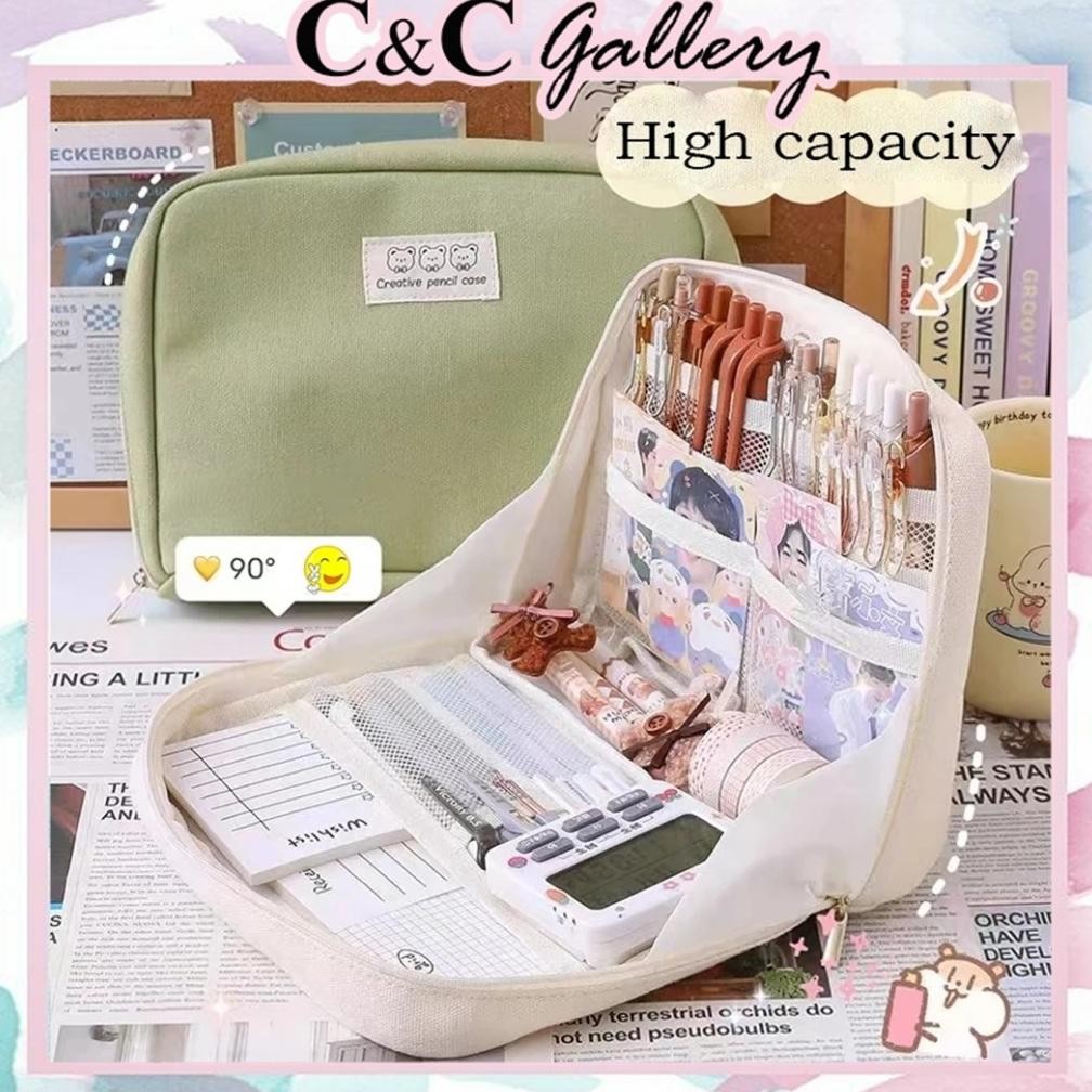 

Lij-56 Tempat Pensil Korea Multi Sekat Ukuran Jumbo