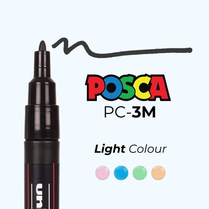 

Uni Posca Paint Marker PC-3M - Fine Point Light Colour