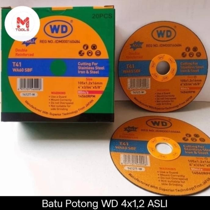 Grosir Batu Potong Wd 4X1,2 (Harga Per Dus 600 Pcs) - Wd Batu Gurinda Potong