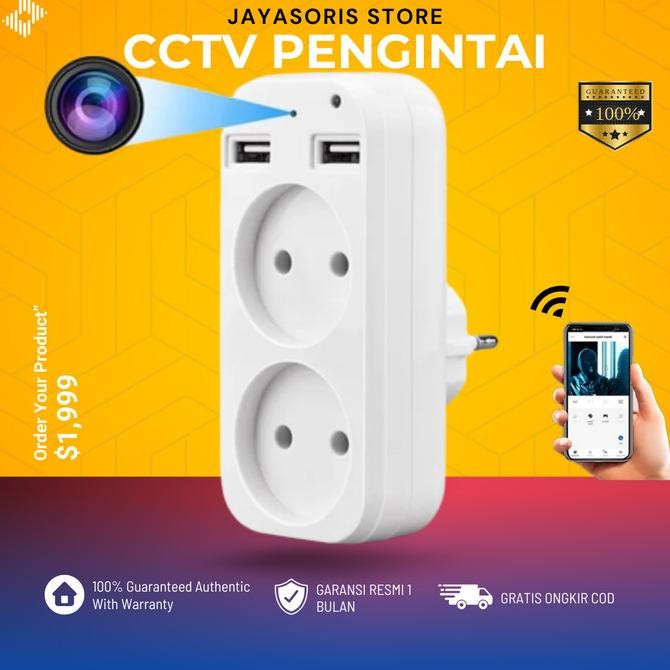Kamera CCTV Mini Tanpa Kabel SPY Camera Charger Colokan Usb Wifi JS107