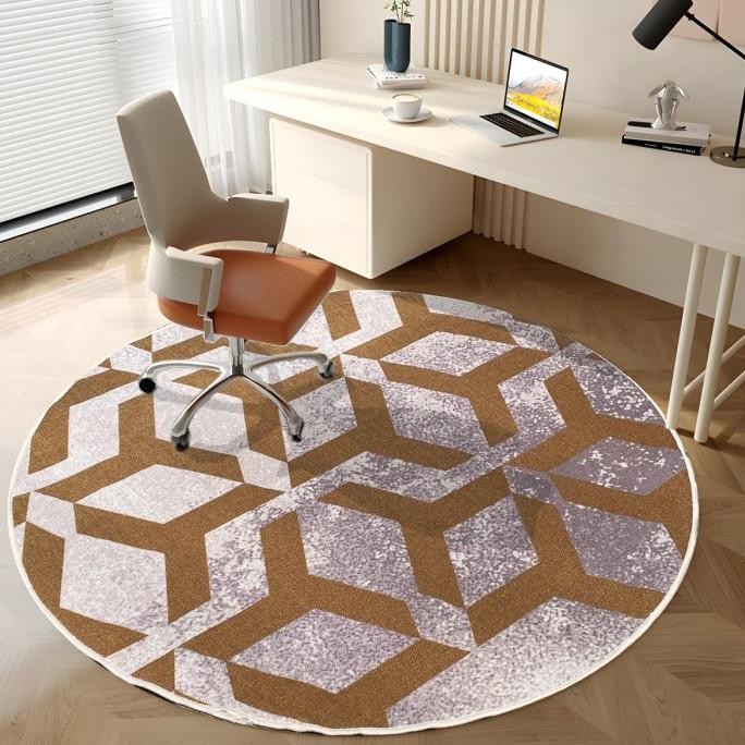 Karpet Bulat Minimalis Anti Slip Diameter 150cm | Karpet Lingkaran