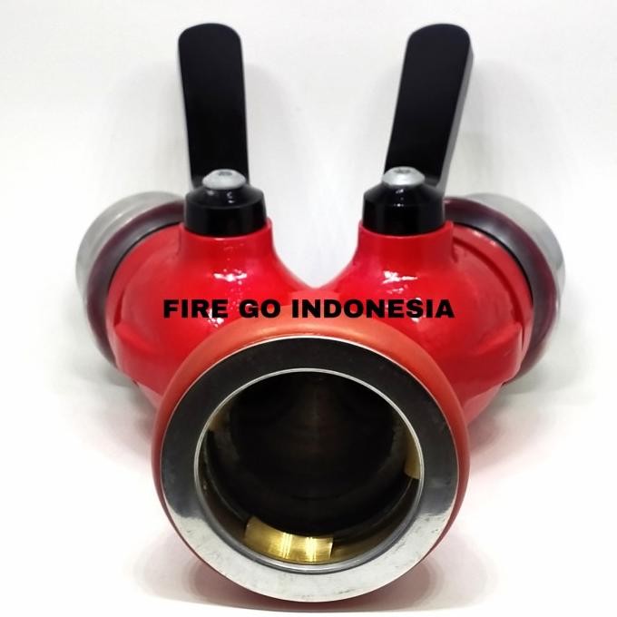 Diskon Way Y Connection 2,5 In Sambungan Selang Pemadam Dua Cabang