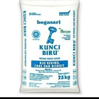 

Terigu Kunci Biru 1 Sak 25Kg / Tepung Terigu Kunci Biru 25 Kg Termurah Best Quality Asli 100% Original