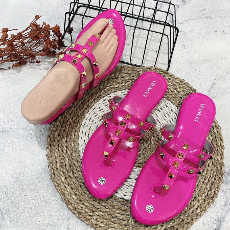 Promo  Vinncci Sandal Wanita Flat, Sandal Jepit, Sandal Valen, Sandal Mata-Mata, Sandal Pyramid,