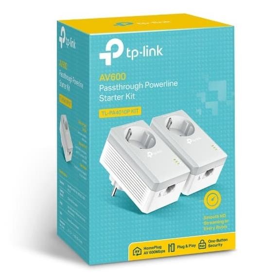Tl-Pa4010Pkit Tplink Powerline Adapter Av500 Co