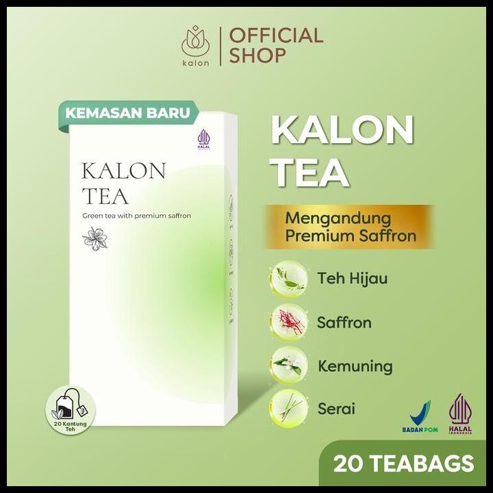 

Kalon Teh Hijau Premium Saffron Green Tea - Minuman Kalon Tea Original Best Seller