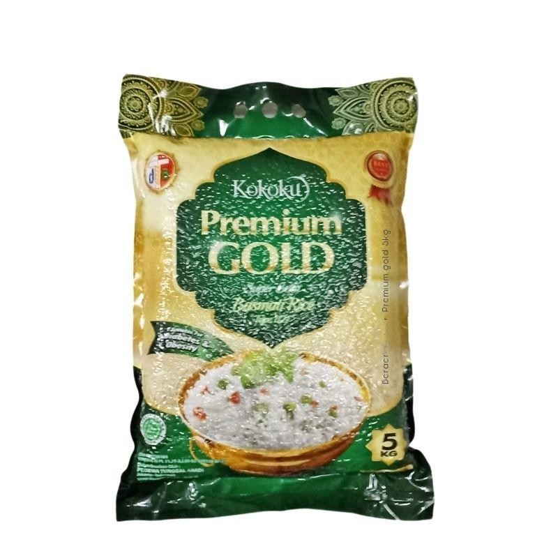 

Beras Basmati Kokoku Premium Gold 5Kg Terlaris Best Quality Asli 100% Original