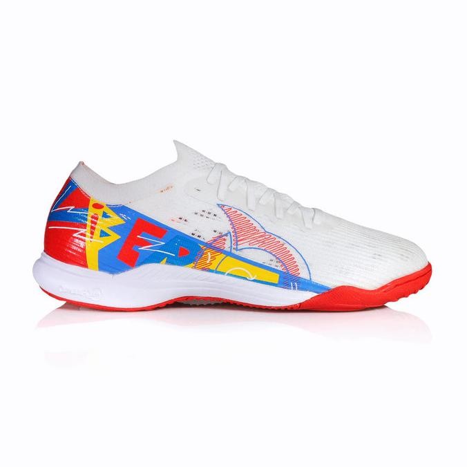 SEPATU FUTSAL ORTUSEIGHT CATALYST LIBERTE V4 IN - WHITE/ORTRED