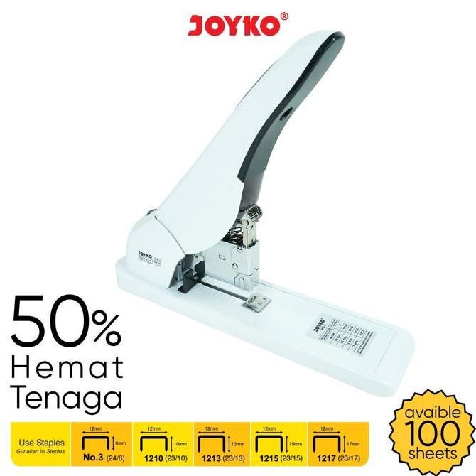 

HEAVY DUTY STAPLER / STEPLER JILID JOYKO HS-7 POWER SAVE ORIGINAL DAN TERPERCAYA
