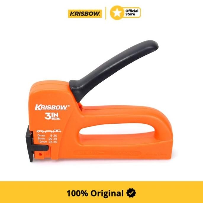 

KRISBOW STAPLE GUN STAPLER TEMBAK 6-12 MM 3IN1 - MERAH ORIGINAL DAN TERPERCAYA