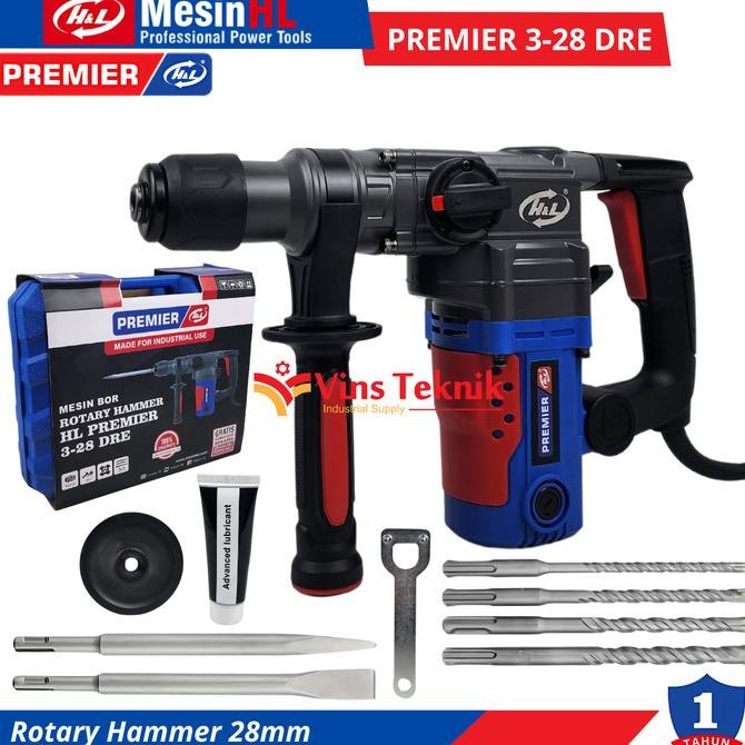 Sale Hl Premier 3-28 Dre Rotary Hammer H&L Mesin Bor Bobok