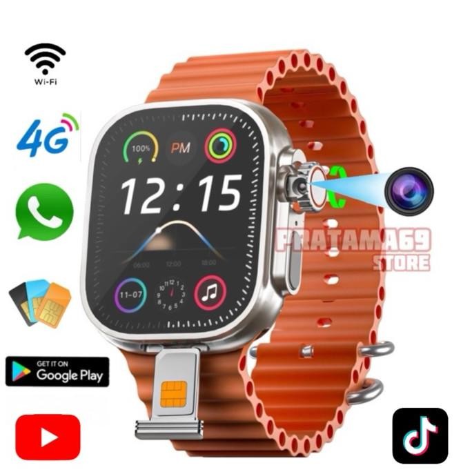 SPY CAM JAM TANGAN CAMERA ANDROID 3G WIFI SIM CARD