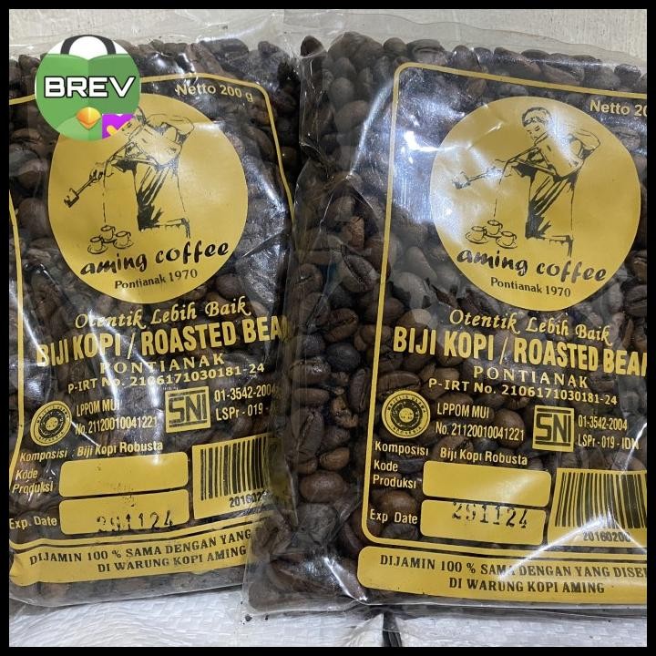 

Biji Kopi Robusta Aming Coffee Aming Khas Pontianak Roasted Bean Original Best Seller