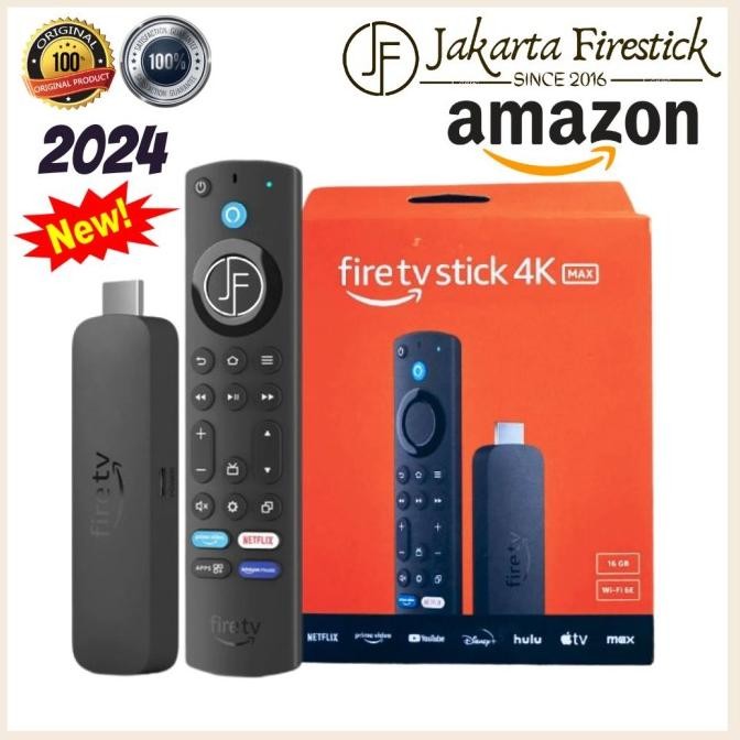 TERLARIS! Amazon Fire TV Stick HD, 4K & 4K Max (Generasi Terbaru)