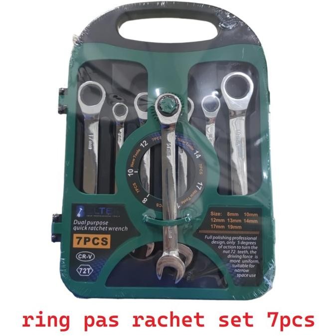 Belter Kunci Ring Pas Rachet Set 7 Pcs / Rachet Tekiro READY