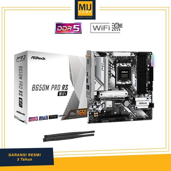 BEBAS ONGKIR - MB MOTHERBOARD ASROCK B650M PRO RS WIFI