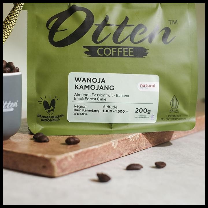 

Kopi Arabica Wanoja Kamojang Natural Process 200G - Otten Coffee Original Best Seller