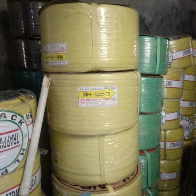 

Strapping Band merk Meiwa 15 atau 12 mm kuning murah