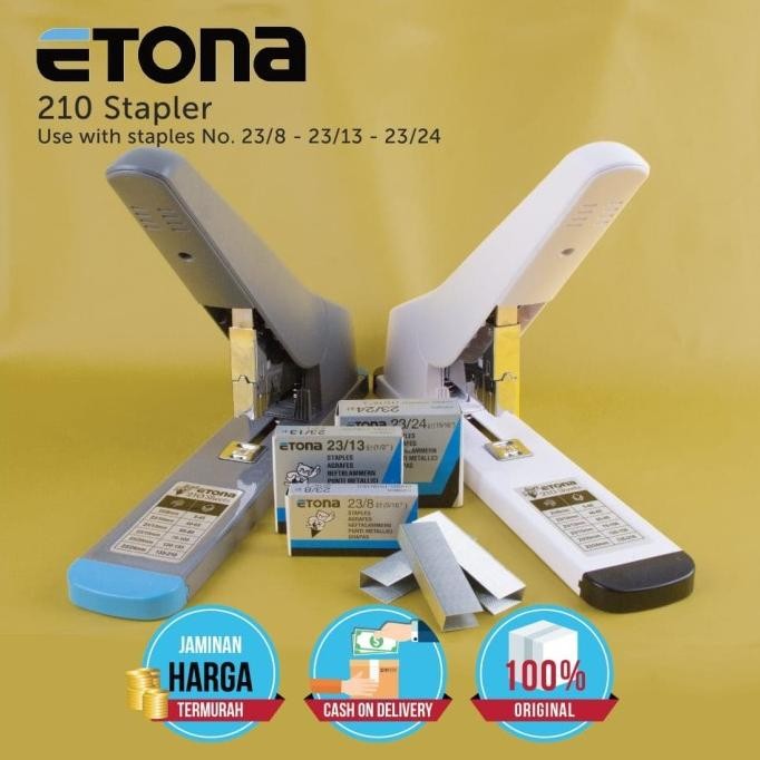 

Stapler Etona 210 Heavy Duty/ Stapler Besar 200 lbr + BONUS ISI 2 murah