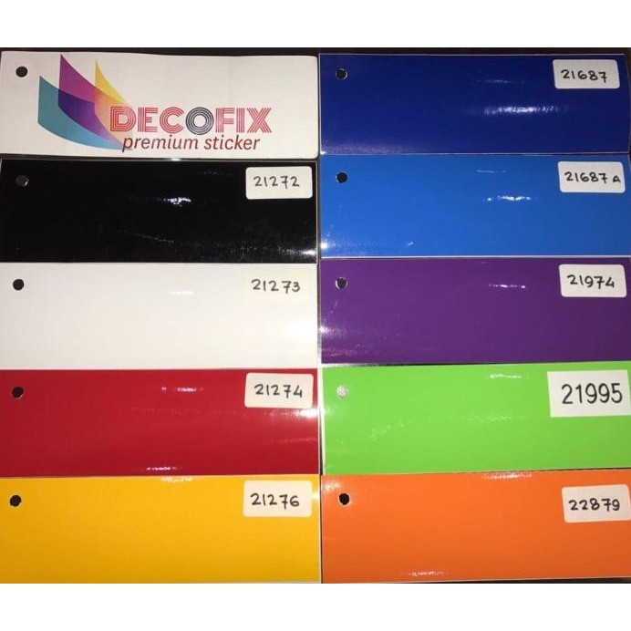 

STIKER / STICKER DECOFIX GLOSSY / MATTE / TRANSPARANT ROLL 15m x 45cm murah