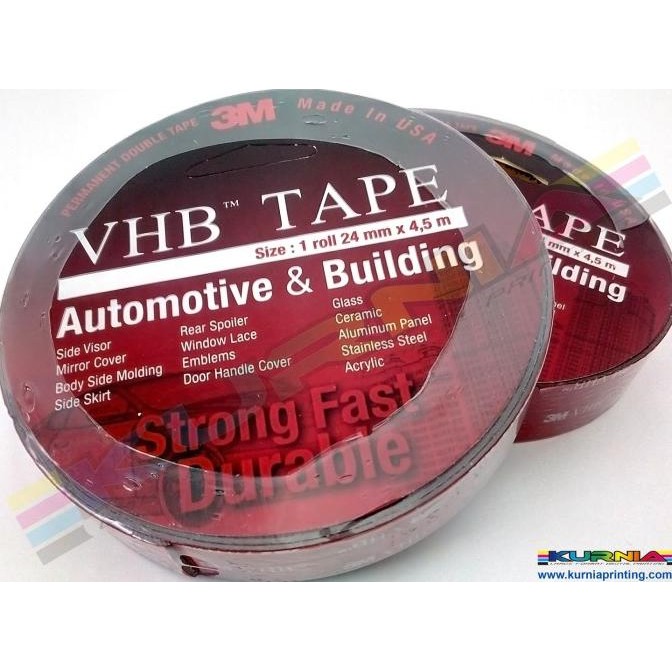 

DOUBLE TAPE 3M VHB 24MM X 4,5 M murah