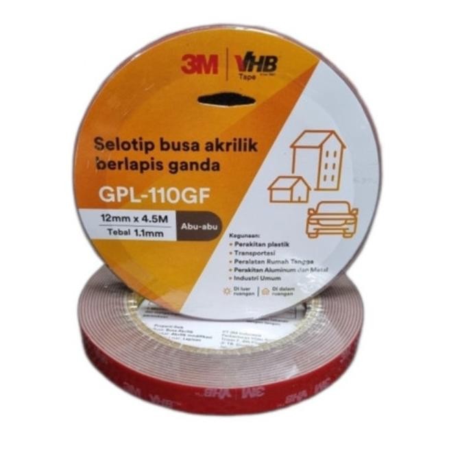 

Double Tape 3M VHB GPL-110GF Original / Selotip Busa Akrilik Berlapis Ganda - 12 mm 24 mm murah