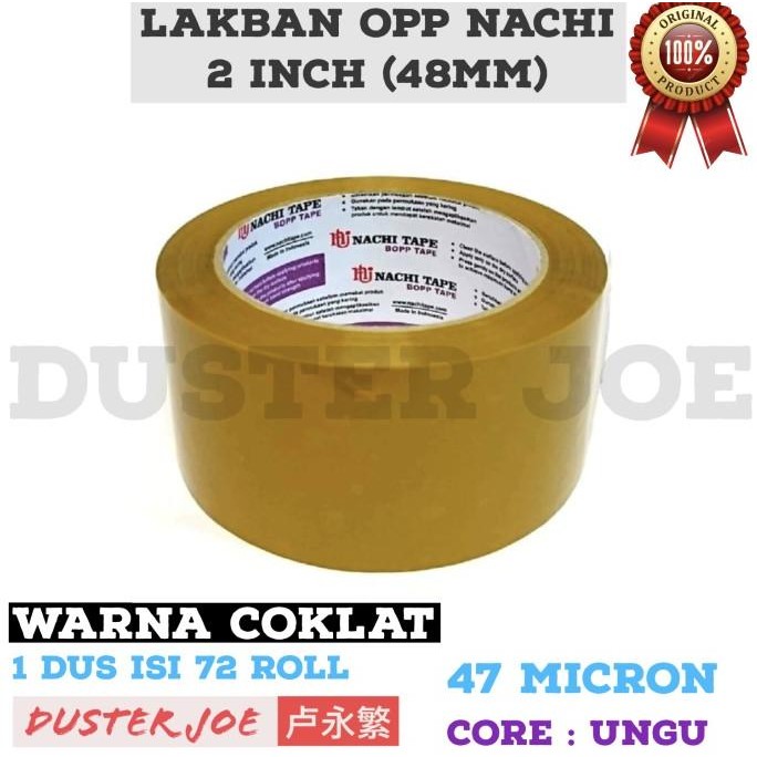 

[PER 1 DUS] Lakban Nachi 2 inch 48mm 100 Yard murah