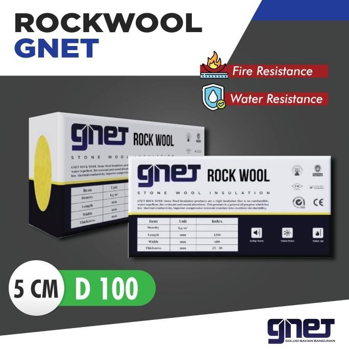Rockwool Gnet Peredam Suara / D100 5Cm / Peredam Ruangan / Peredam Panas Co