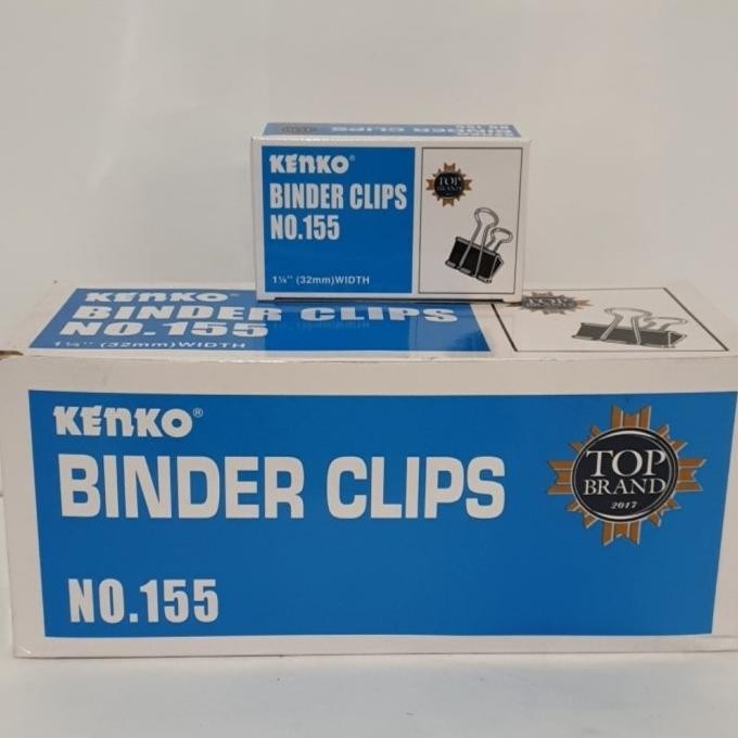 

binder clip 155 ( 1gross =12kotak) murah