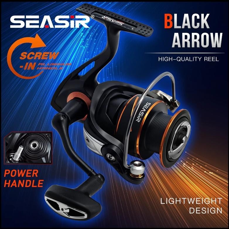 [OFFICIAL] SEASIR BLACK ARROW Reel Pancing Power Handle Reel Spinning 1000-3000 Reel Pancing Putar, 