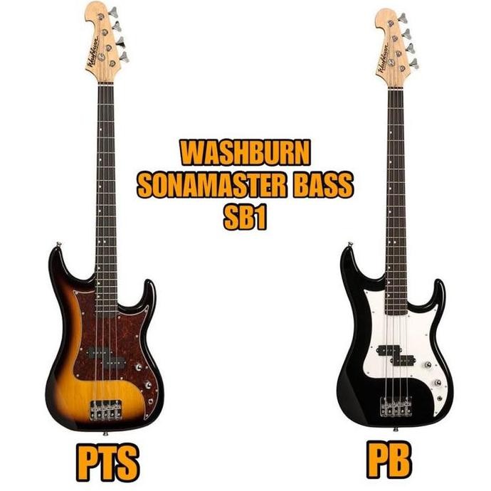 Gitar Bass " Washburn " Sonamaster Sb1 - Bass 4 Senar Co