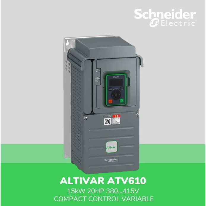 Schneider Altivar Atv610 Inverter 15Kw 3P - Atv610D15N4 New Stok