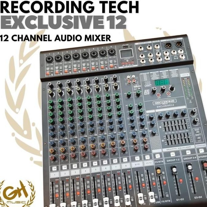 Recording Tech Exclusive12 | Rt Exclusive 12 Mixer Eksklusif Exklusif Co