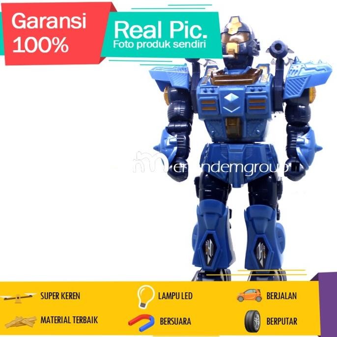 Murah Mainan Anak Robot Robotan Warrior Walking Deformation Ukuran Besar