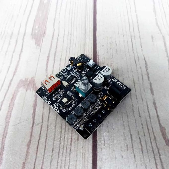 Murah Wuzhi Audio Bluetooth 5.0 Amplifier 2.0 2X50W Tpa3116D2 - 502H | 100% Original