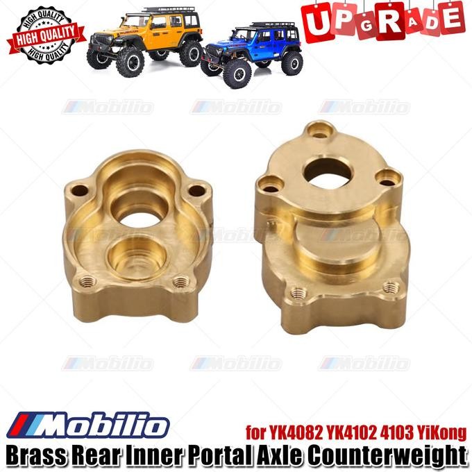 Promo Upgrade Brass Rear Inner Portal Axle Counterweight Yikong Yk4102 Yk4082 Rc Crawler