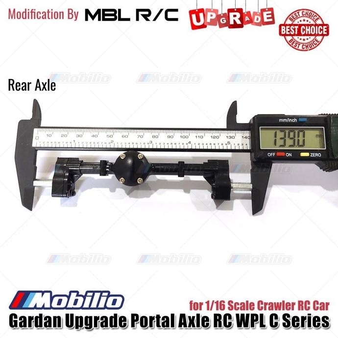 Sale Gardan Upgrade Portal Axle Wpl 1/16 Scale Crawler Rc Car C14 C24 C24-1 C34 C44 C54