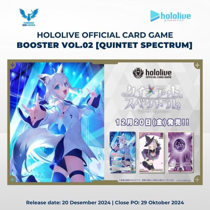 Promo Hololive Official Card Game - Booster Pack 02 Quintet Spectrum