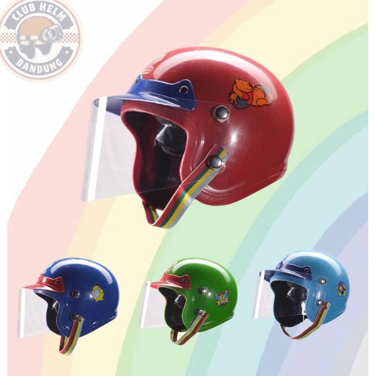 Lnb-1217 Helm Lawas, Jadul, Klasik Kiwi Bmx Anak Original Helm Anak Sni Laki Perempuan Lucu Unik 1 2