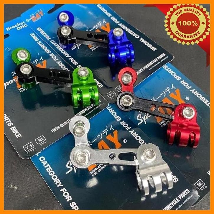 [GAZ] BRACKET KLEM CNC SELANG REM CAKRAM DEPAN FLEXIBLE IMPORT DAY UNIVERSAL BRAKET KABEL SPIDOMETER