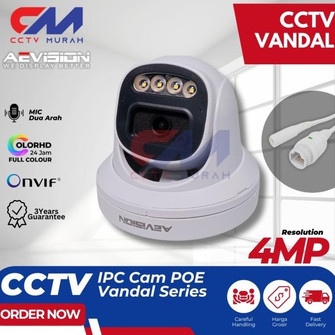 Murah Camera Cctv Aevision 4Mp Colorvu