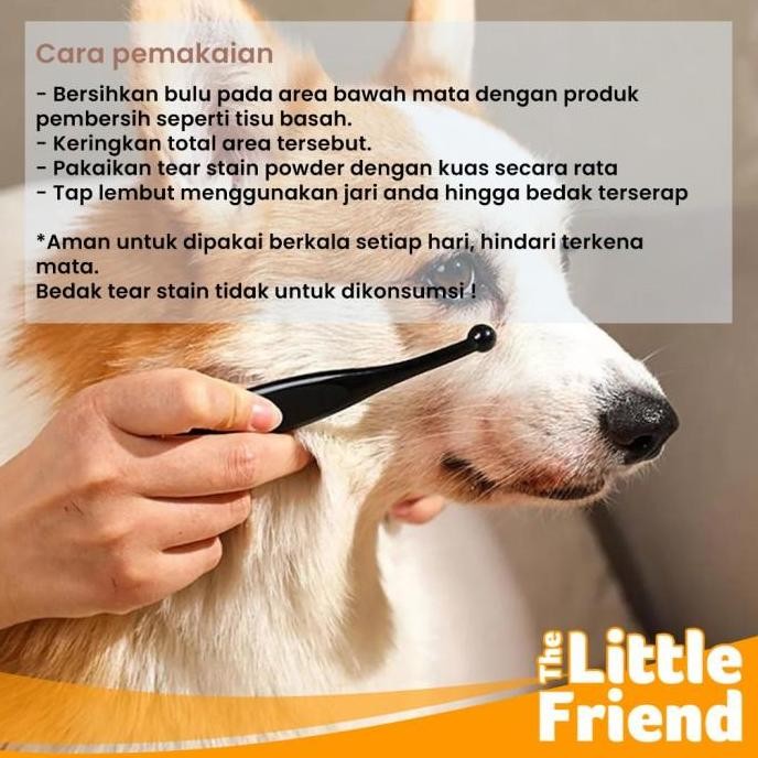 Grosir Paw Pee Poo Tear Stain Remover Anjing Bedak Mata Kucing Pembersih Noda Mata Belekan Powder He
