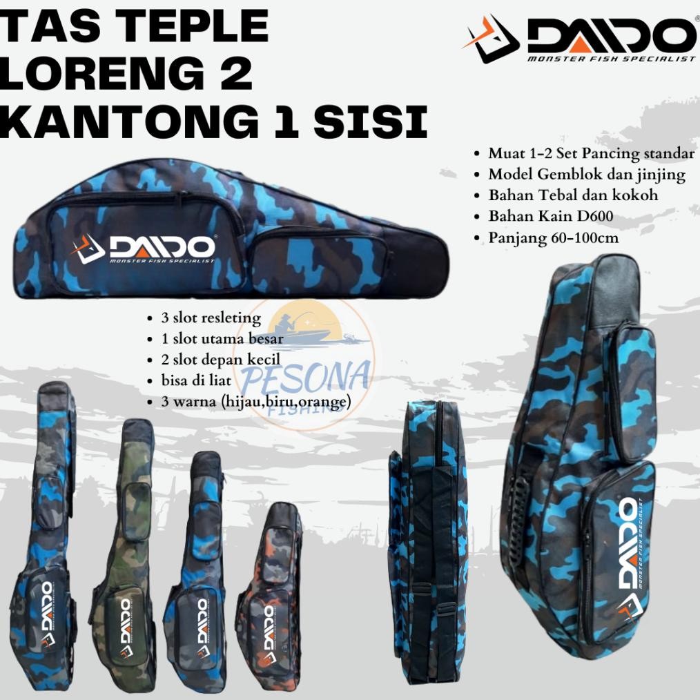 TAS PANCING D600 KANTONG 2 MOTIF LORENG 60-100CM