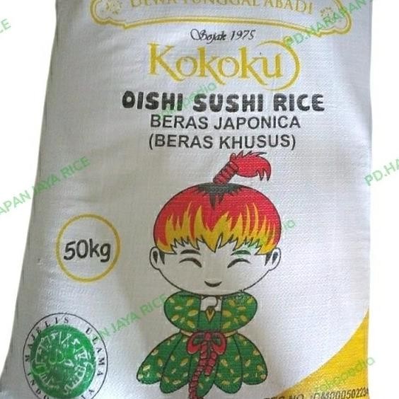 

Beras Jepang Kokoku 10kg Premium Repack Japonica Beras Sushi IS81