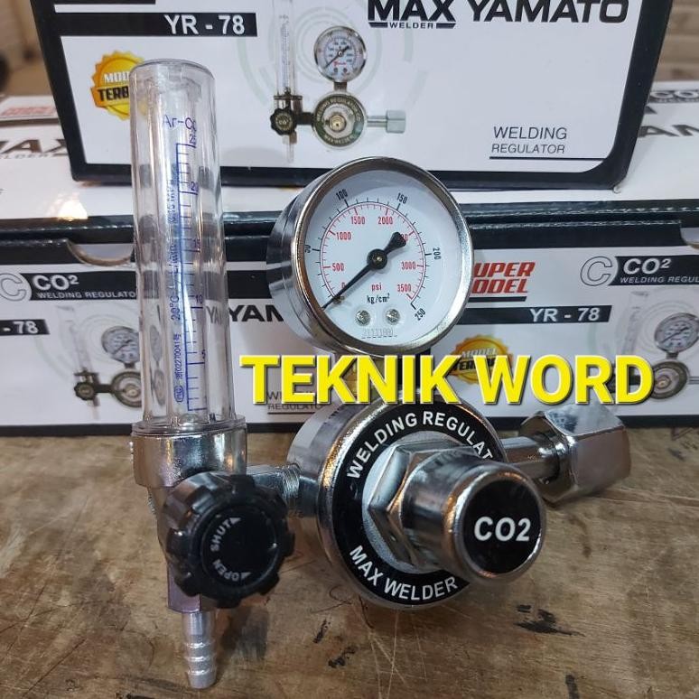 REGULATOR GAS CO2 MAX YAMATO / REGULATOR CO2 MAX YAMATO REGULATOR GAS CO2 murah