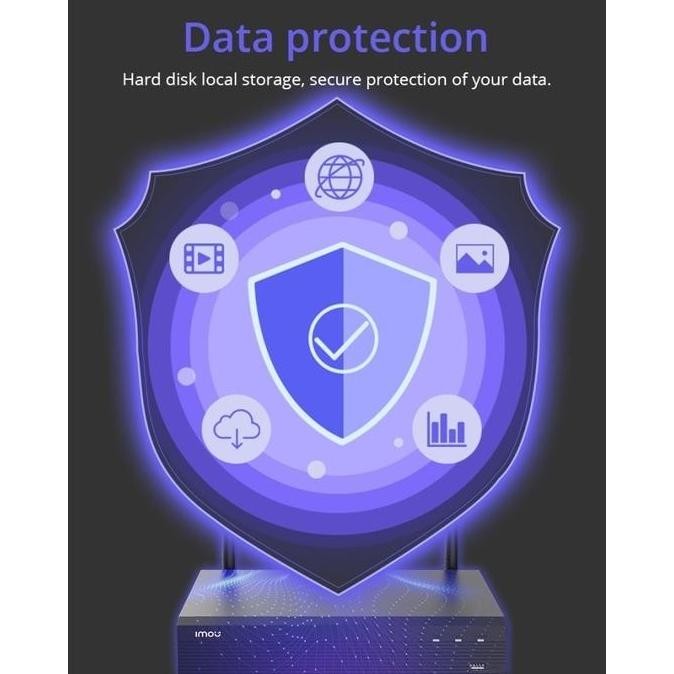 Promo Imou Nvr1108Hs-W-S2 8 Channel H.265 Wifi Wireless Nvr 8Ch Dahua Cctv