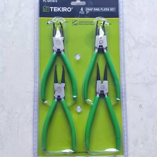 Tang Snap Ring Set 4 PCS / Tekiro tang snap ring set 4 pcs 7" murah