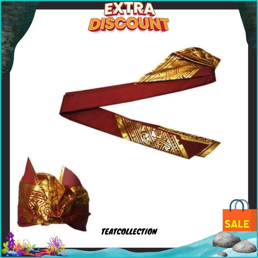 Udeng Bali Prada_Udeng Bali Belum Jadi_Udeng Bali Motif Kotak Terlaris